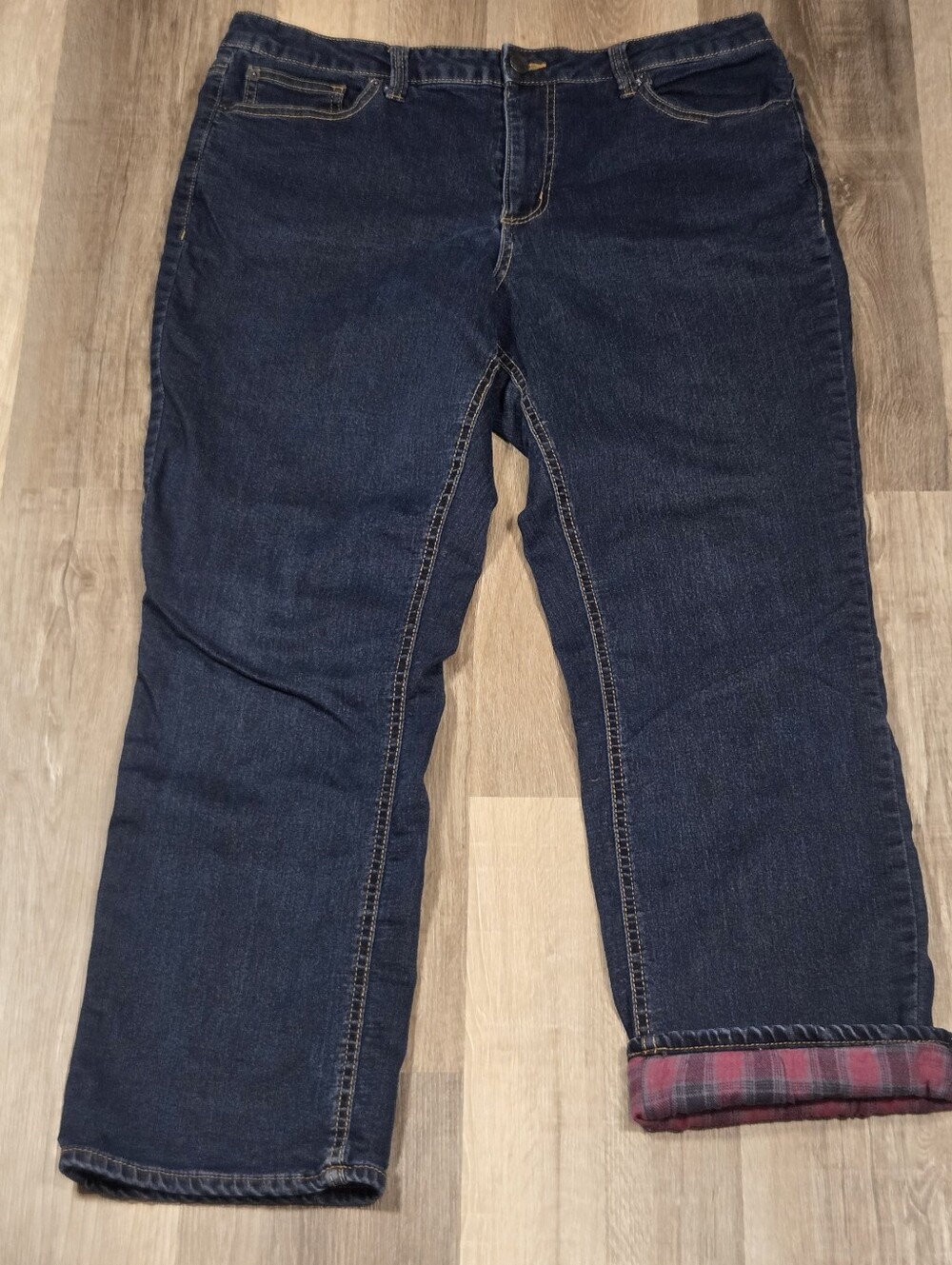 Bit Bridle Flannel Lined Jeans Womens Size 14 Classic